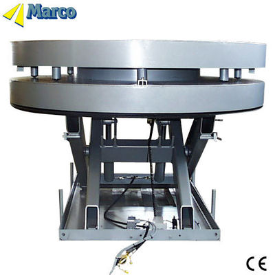 Επίπεδο βάρους Marco Single Scissor Lift Table with Turntable Στατικό και ευέλικτο